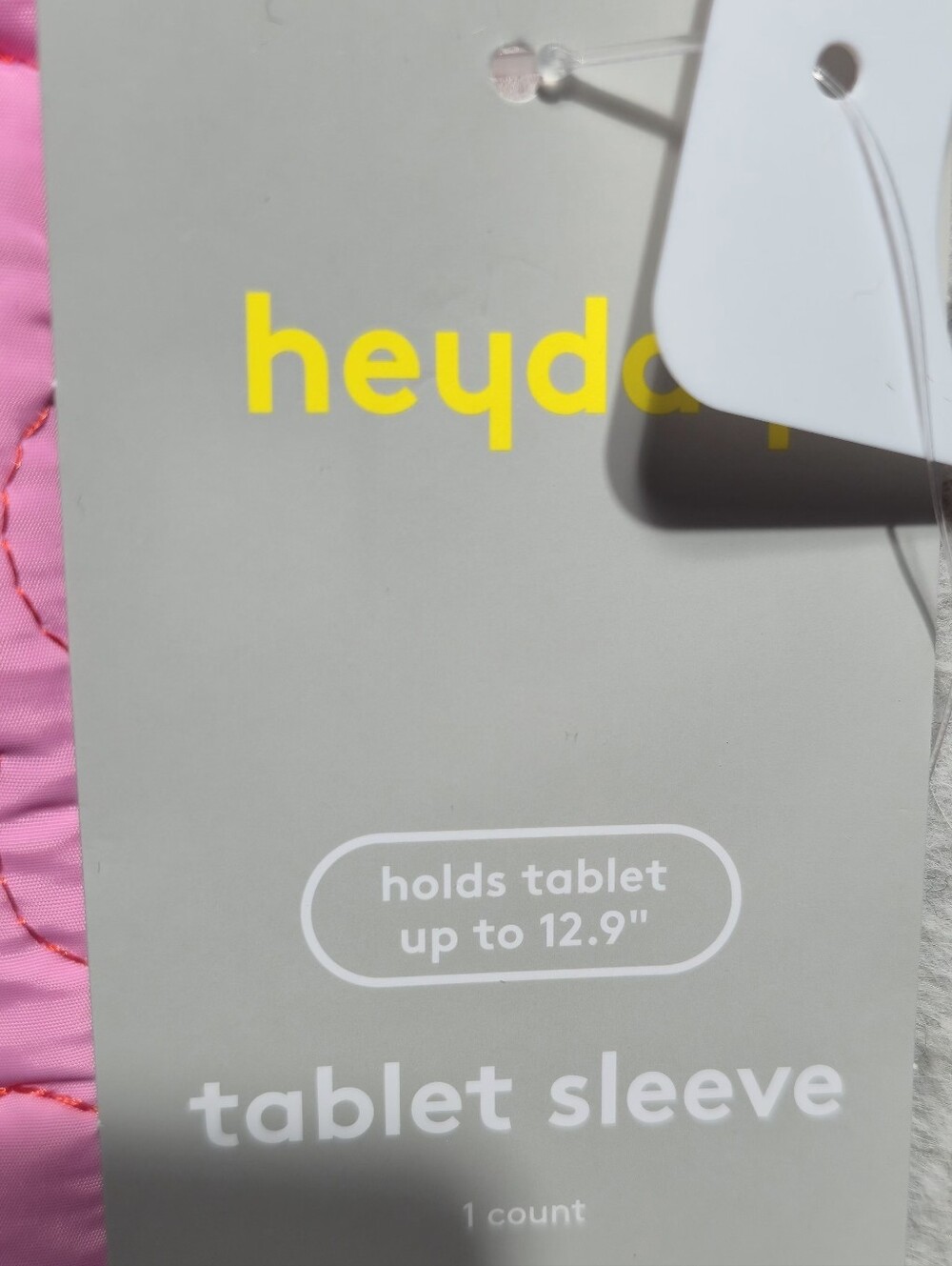 Heyday Pink Floral Tablet Sleeve – Fits Tablets up to 12.9” – New